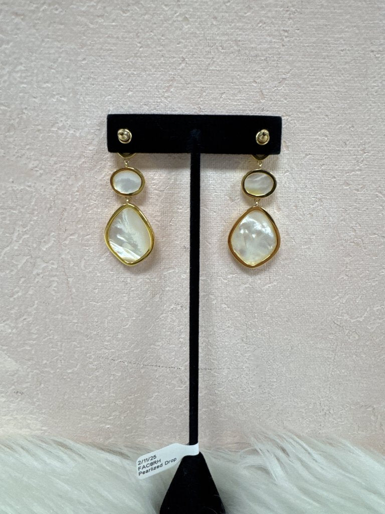 Pearlized Drop Dangle Earring