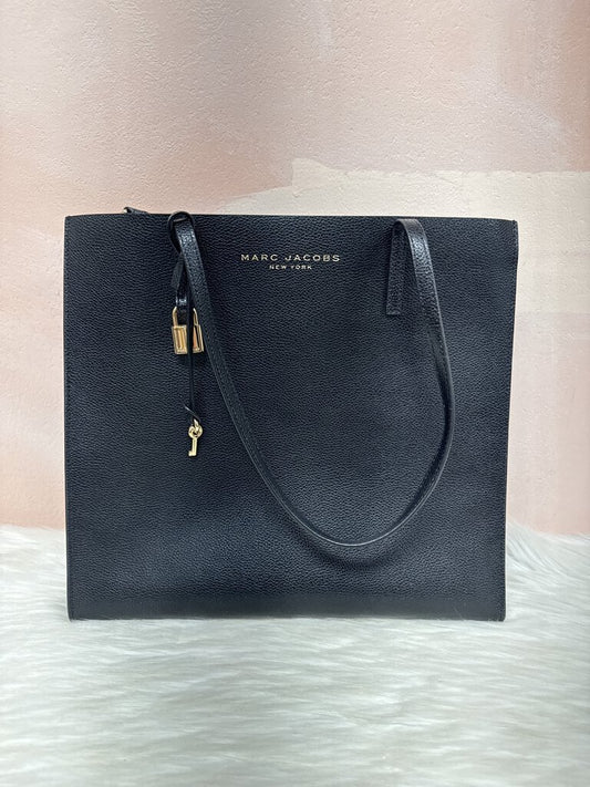 Marc Jacobs Black Pebbled Leather Tote