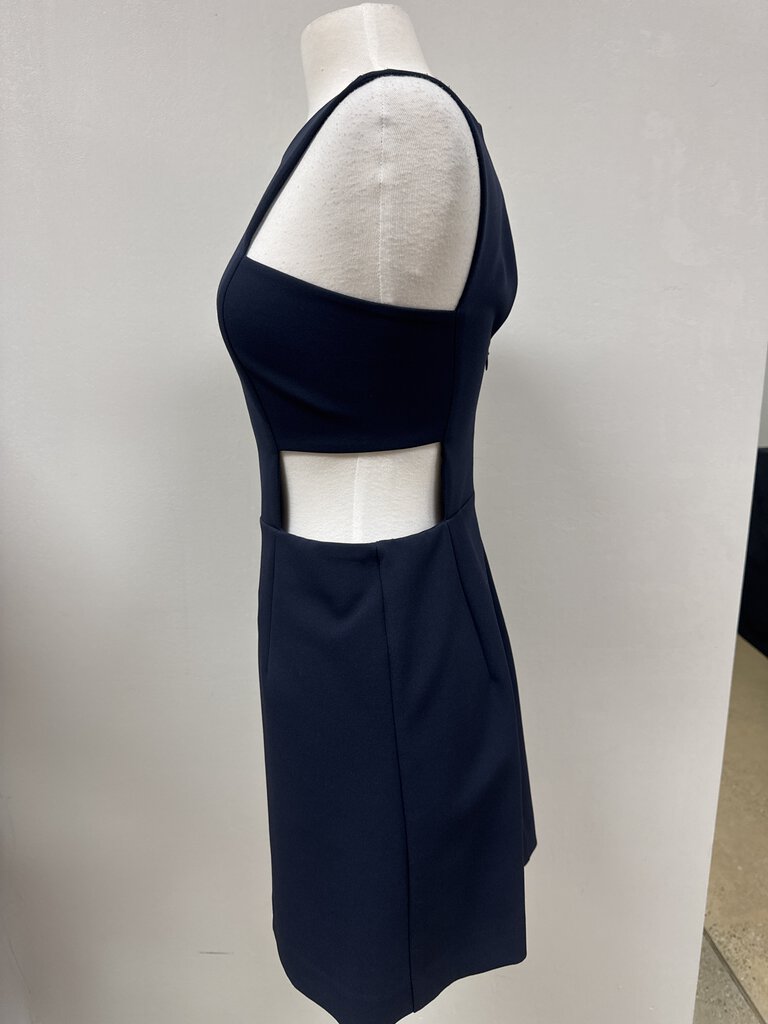 Milly Navy Cut Out Dress