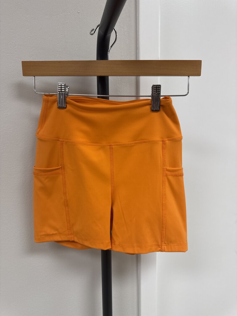 Year Of Ours Orange Bike Shorts