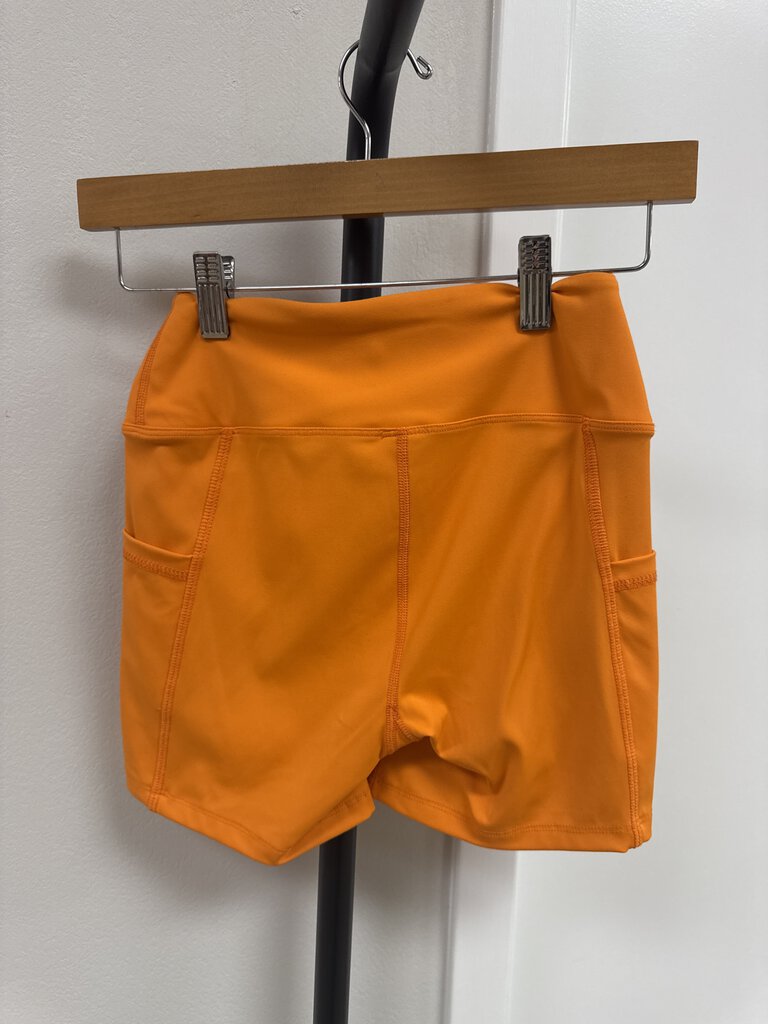 Year Of Ours Orange Bike Shorts