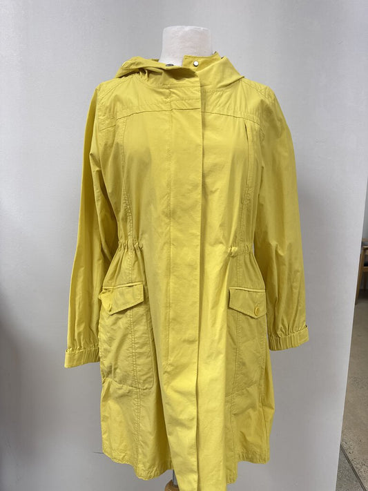 Eileen Fisher Yellow Nylon Parka NWT