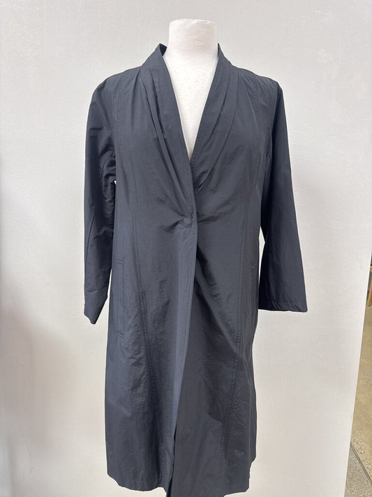 Eileen Fisher Black Nylon Coat