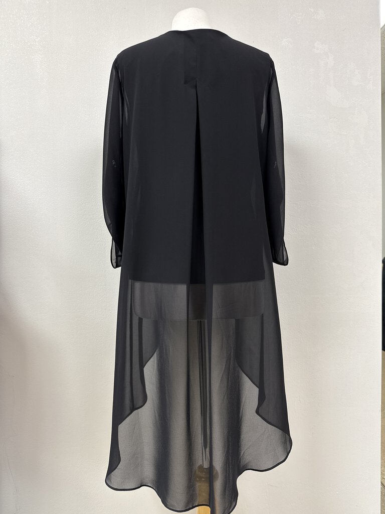 Joseph Ribkoff Black Sheer Tunic