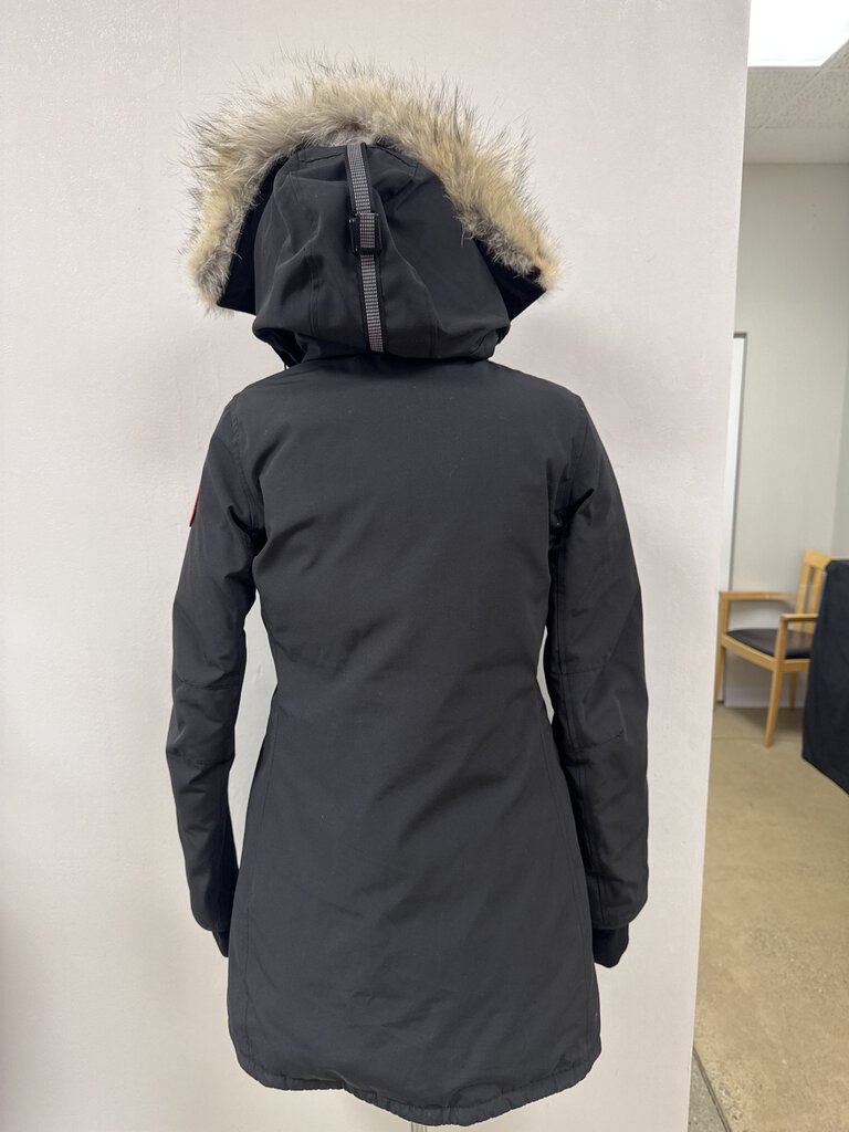 Canada Goose Black Fur Trimmed Parka