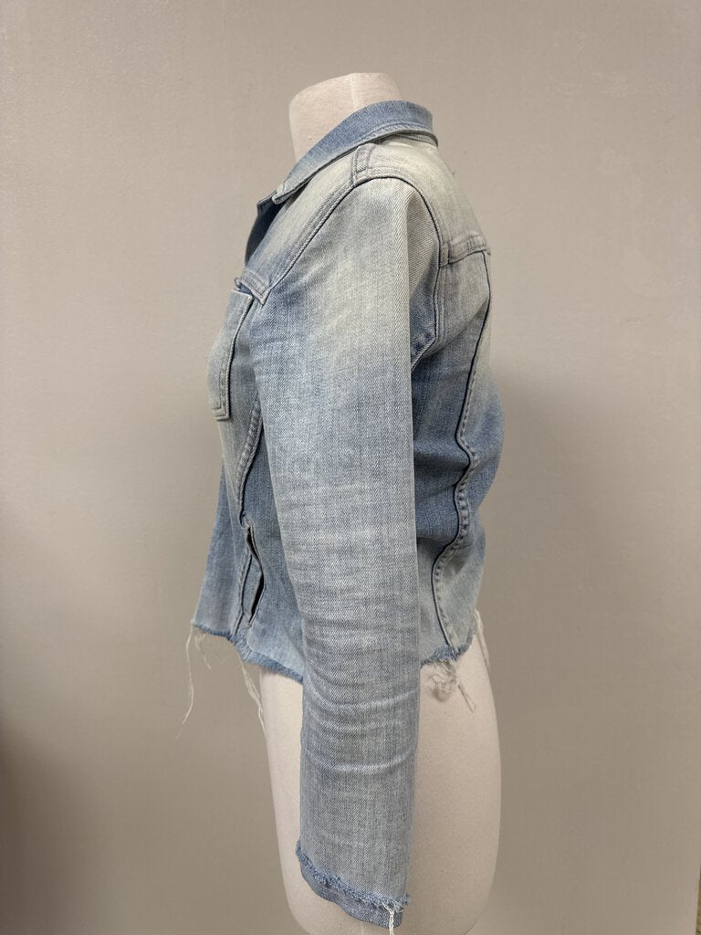 L'Agence Raw Hem Jean Jacket