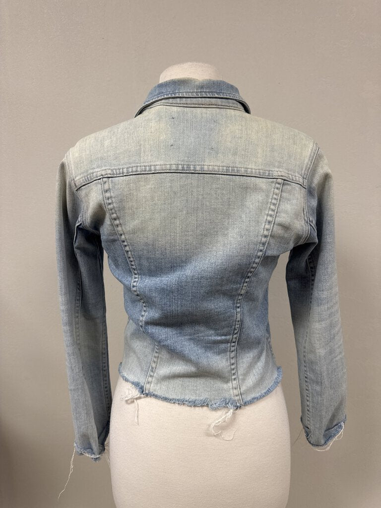 L'Agence Raw Hem Jean Jacket