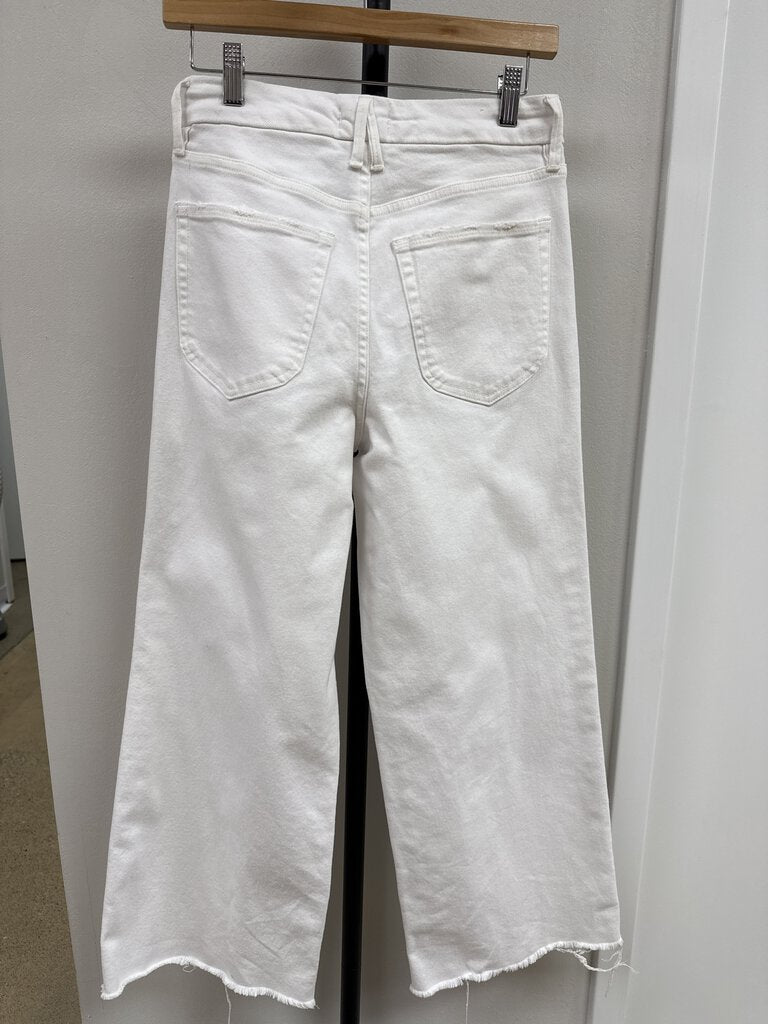 Good American White Wide Leg Jean