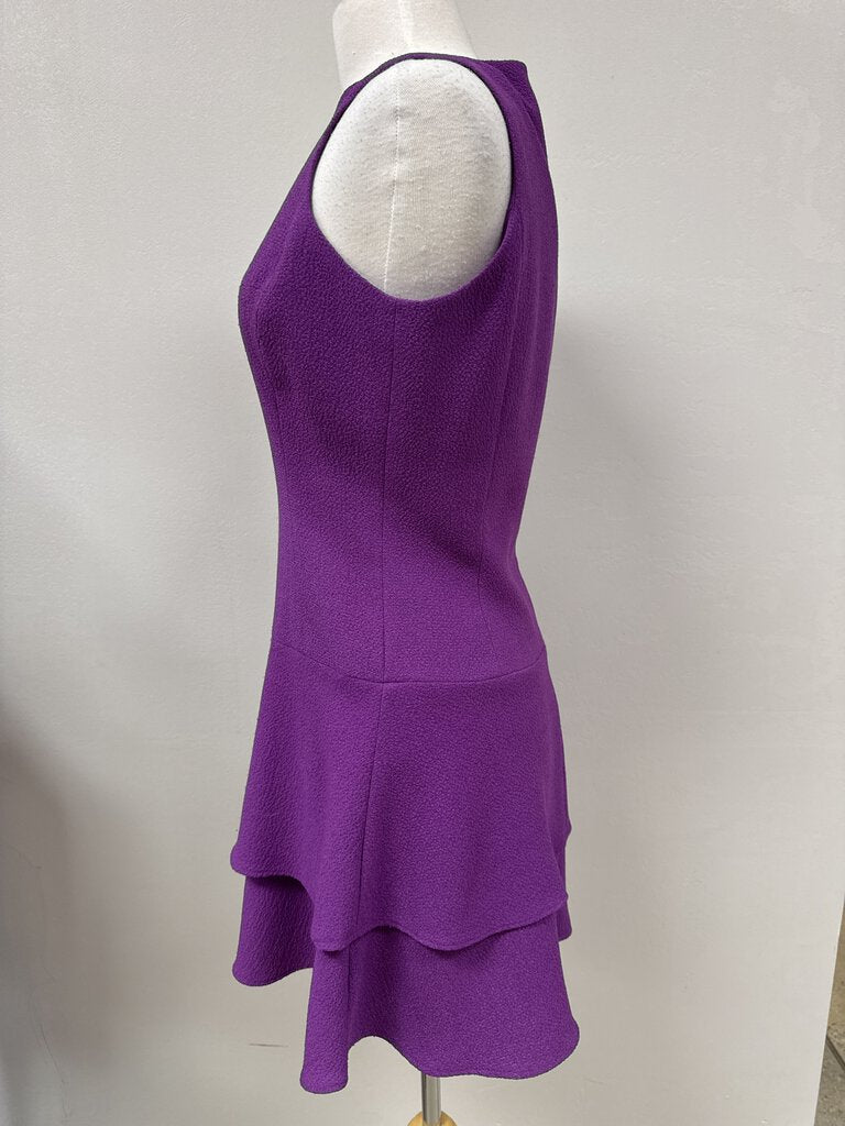 Black Halo Purple Tulip Bottom Dress