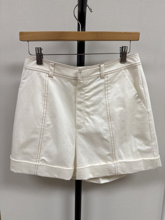 Cinq a Sept White Cuffed Short NWT