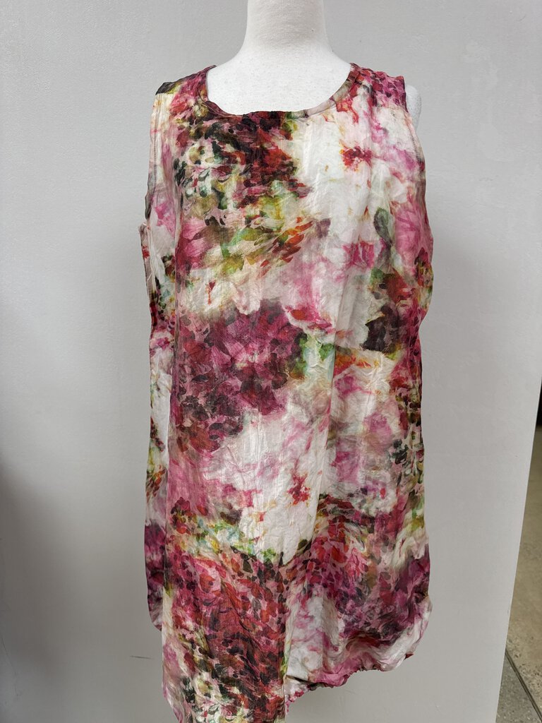 Bryn Walker Pink Watercolor Sheath Dress NWT