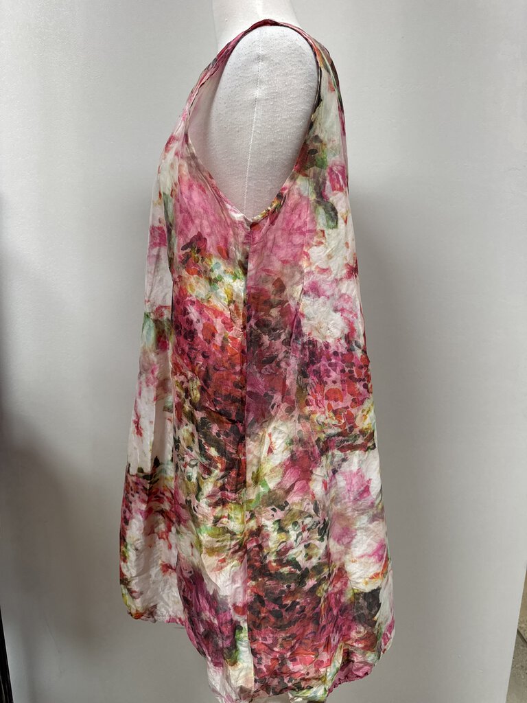 Bryn Walker Pink Watercolor Sheath Dress NWT