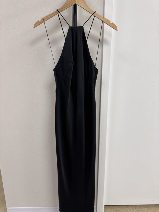 Significant Other Black Halter Dress