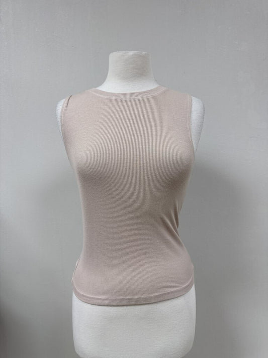 Michael Stars Tan Ribbed Tank