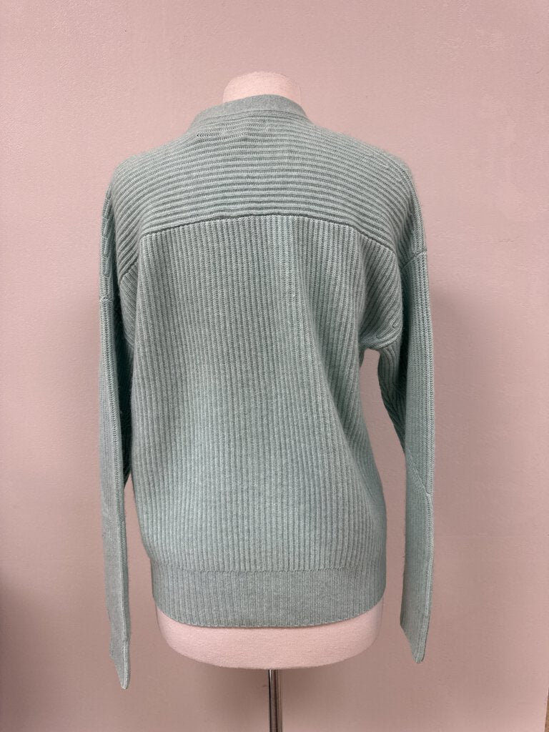 Naadam Mint Cutout Cardigan