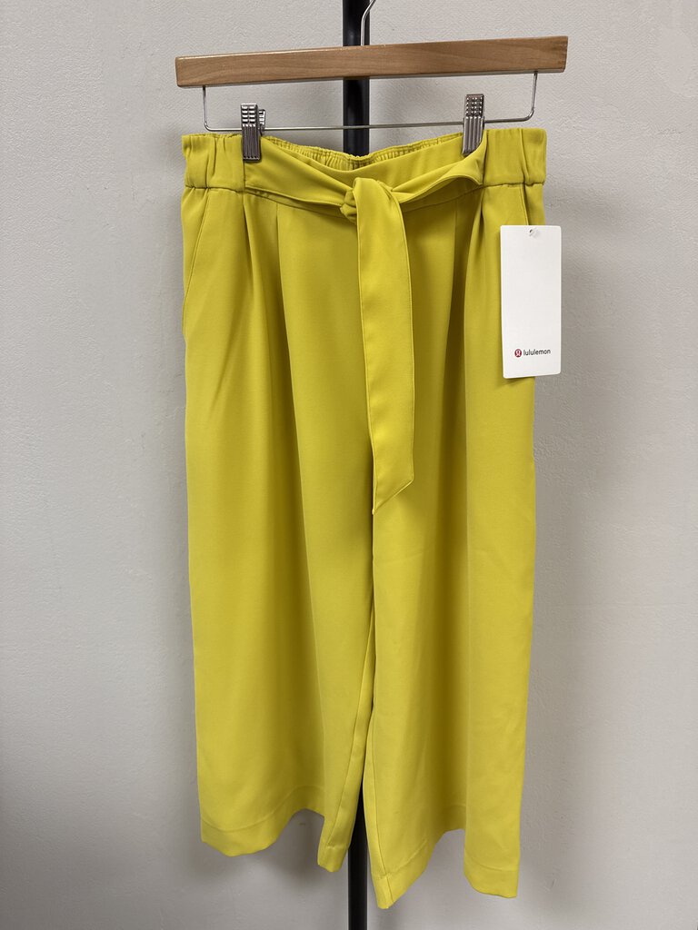 Lululemon Citrus Tie Front Crop Pant NWT