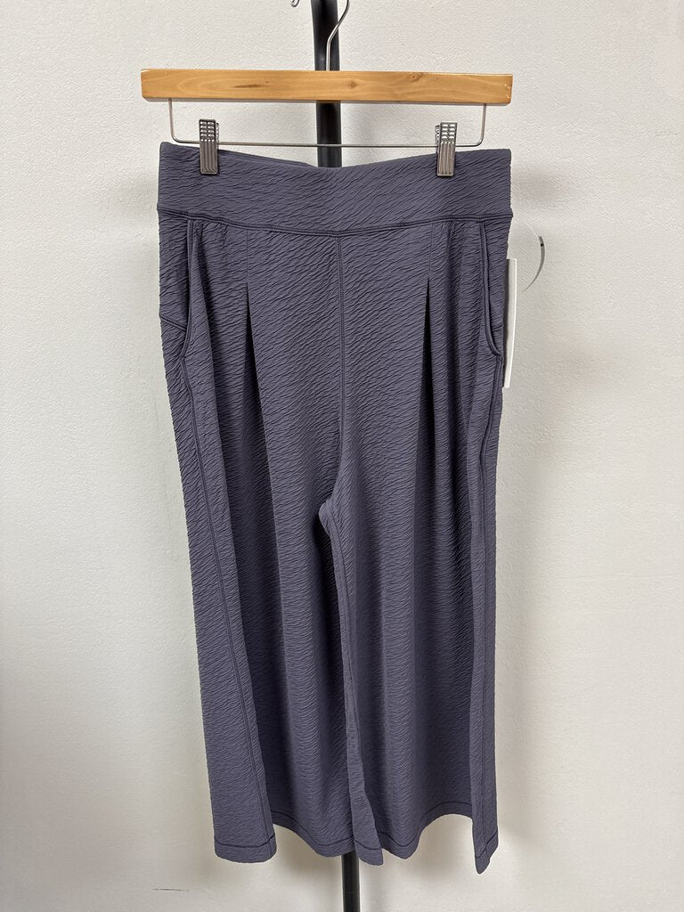 Lululemon Purple Pleat Crop Culotte Pant NWT