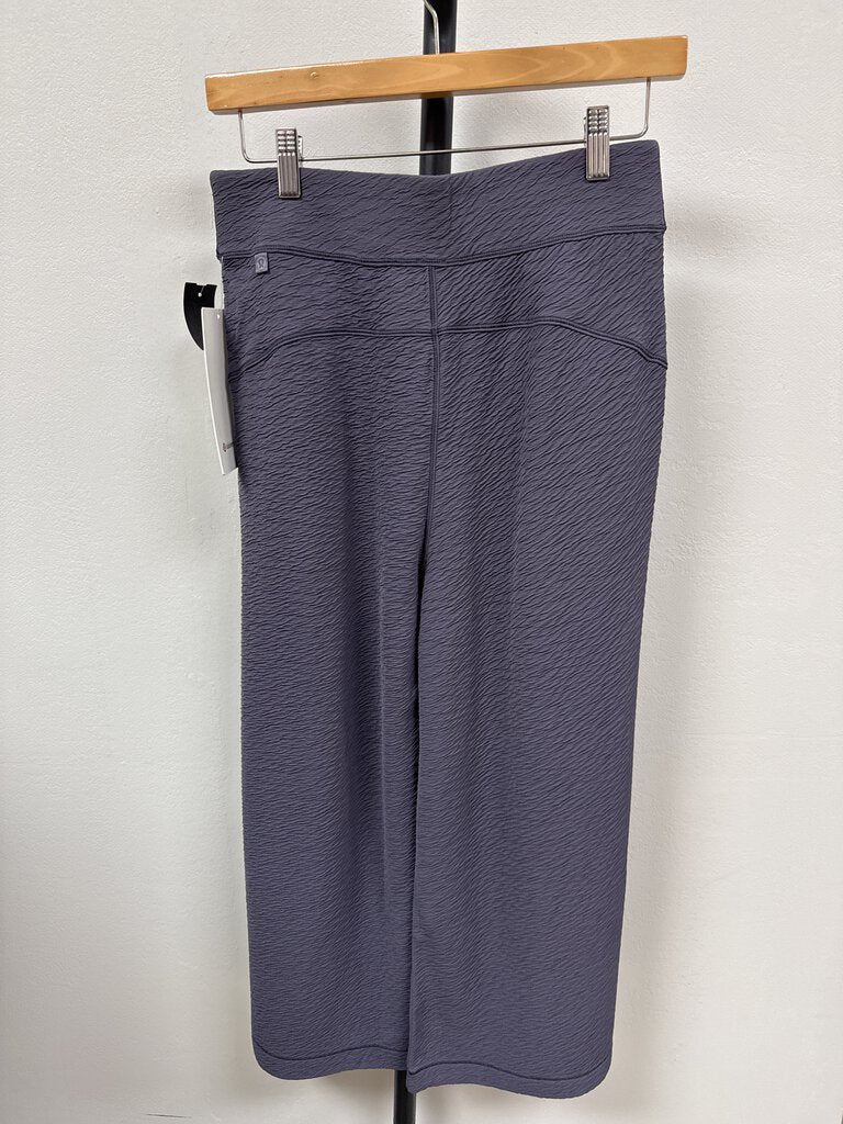 Lululemon Purple Pleat Crop Culotte Pant NWT