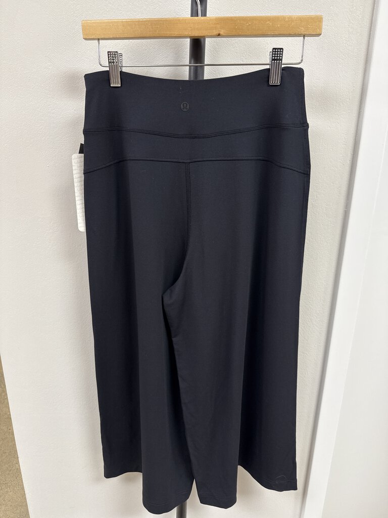 Lululemon Black Stretch Culotte Pant NWT