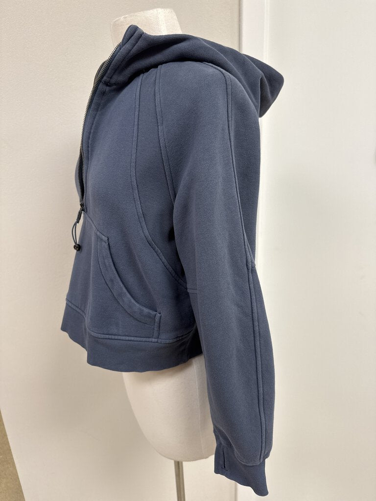 Lululemon Blue 1/2 Zip Hoodie Sweatshirt