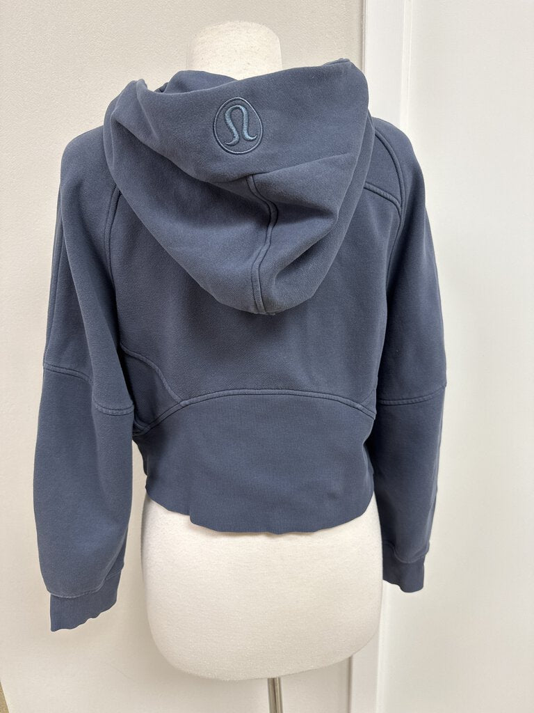 Lululemon Blue 1/2 Zip Hoodie Sweatshirt