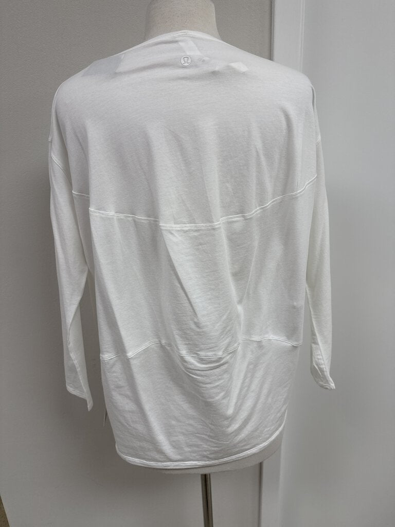 Lululemon White Long Sleeve Tee NWT