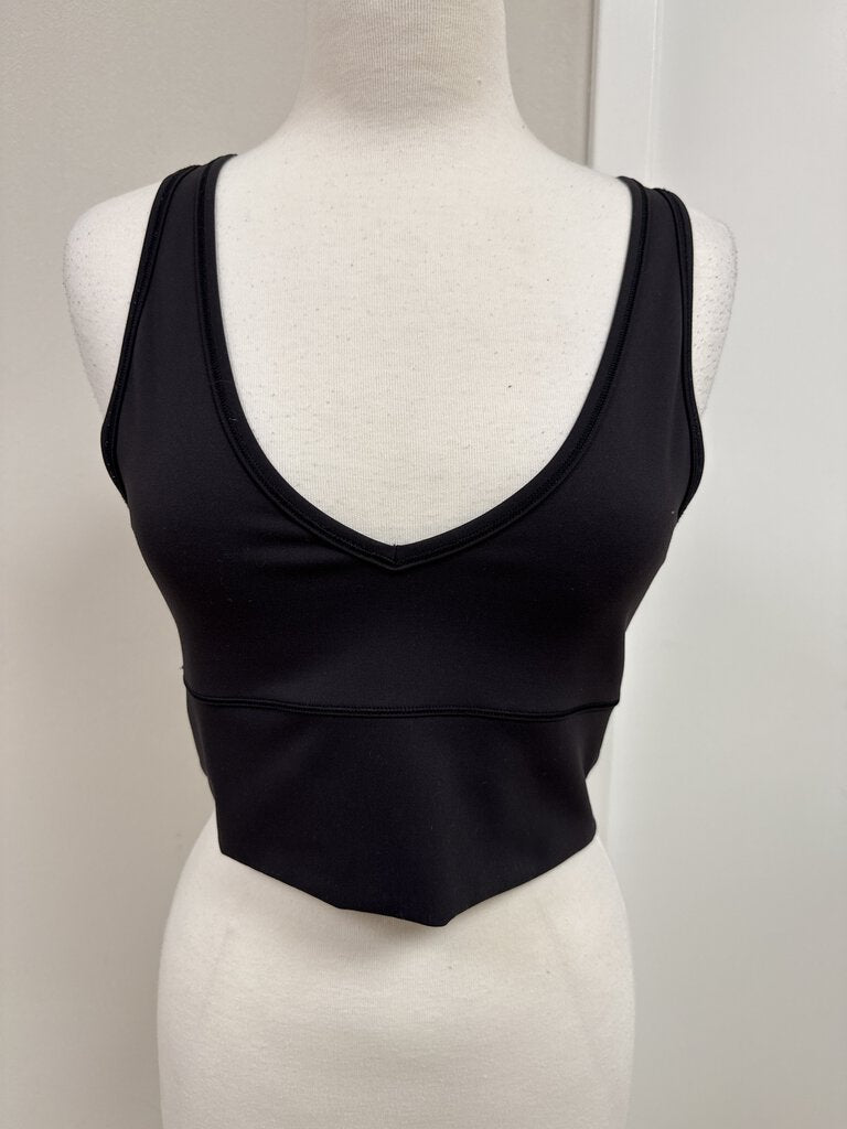 Lululemon Black Cropped Tank