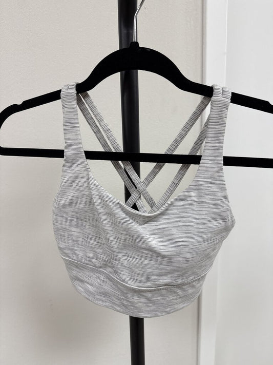 Lululemon White Marled Bralette