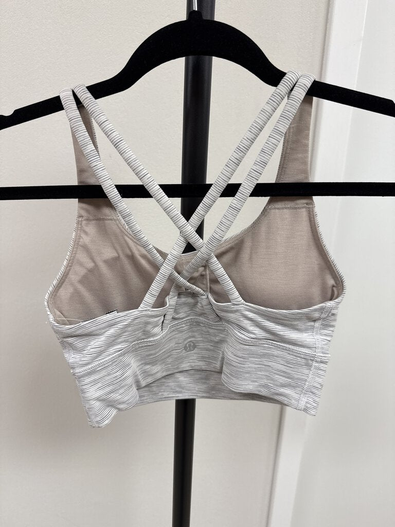 Lululemon White Marled Bralette