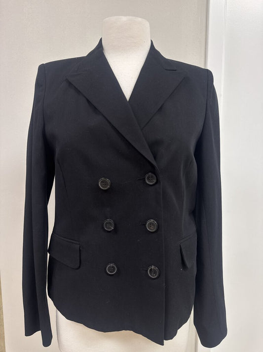 Dries Van Noten Black Double Breasted Blazer