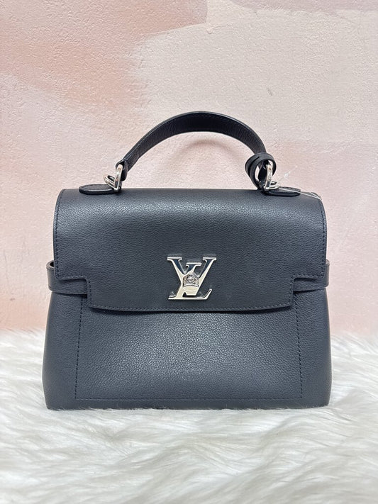 Louis Vuitton Black Leather Lockme Ever PM
