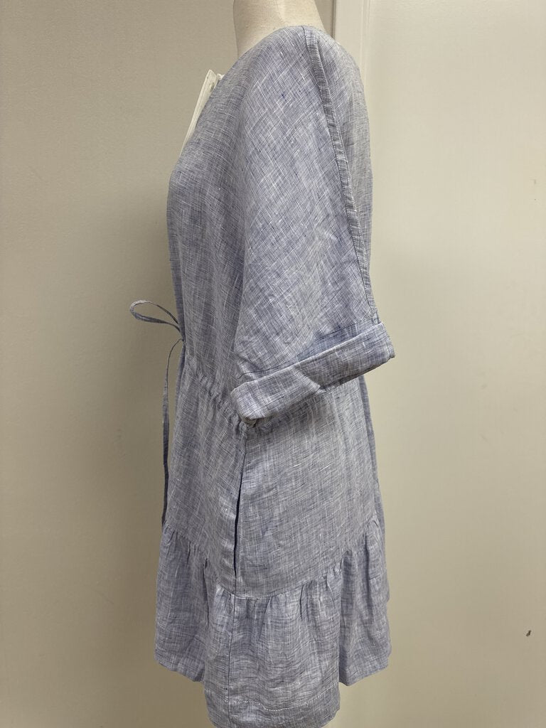 Wiggy Kit Blue Linen Dress