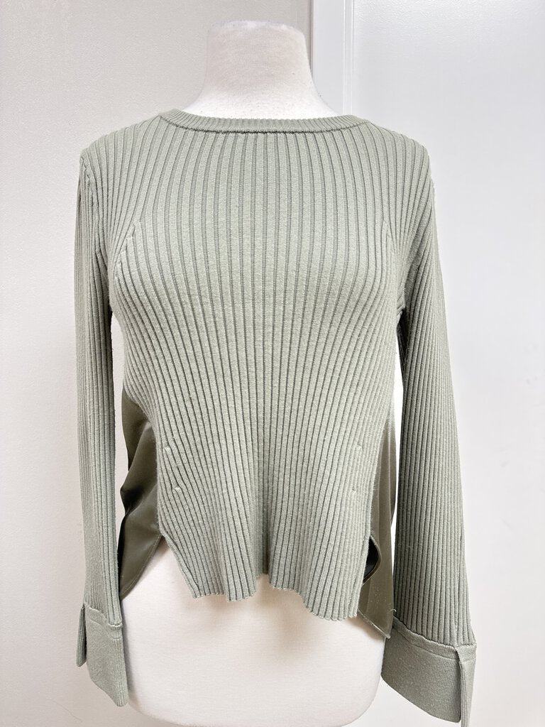 Jonathan Simkhai Sage Ribbed Top