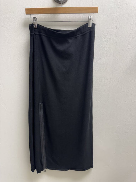 Sarah Pacini Black Knit Maxi Skirt