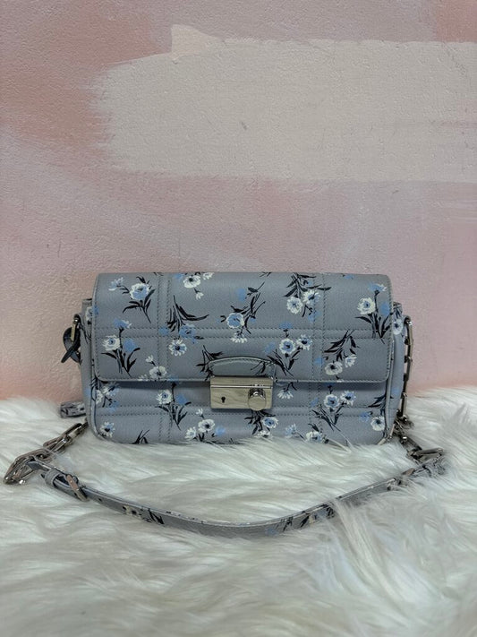 Prada Floral Printed Saffiano Shoulder Bag