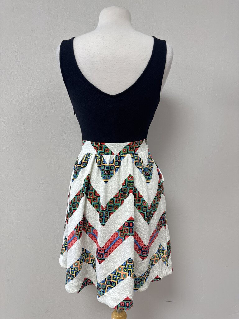 Maeve White Multi Print Tank Dress