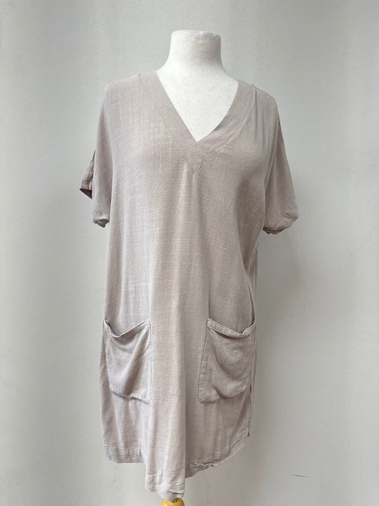 Splendid Tan Pocket Dress