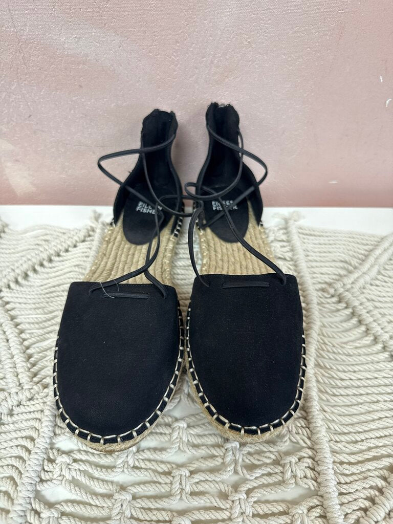 Eileen Fisher Black Espadrille