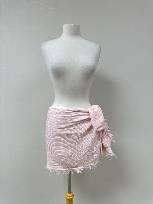 Eileen Fisher Pink Ribbed Wrap