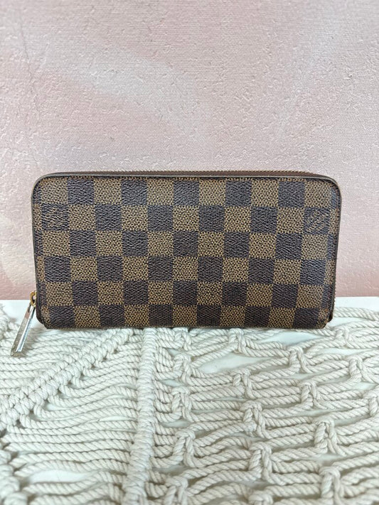 Louis Vuitton Ebene Damier Continental Wallet '14