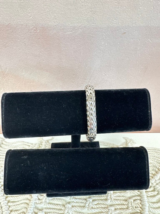John Hardy Silver and Pave Diamond Icon Bracelet