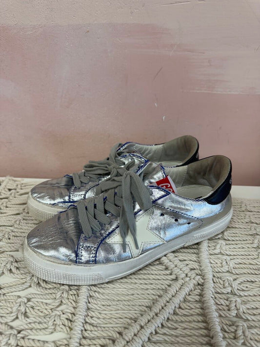 Golden Goose Silver Sneaker