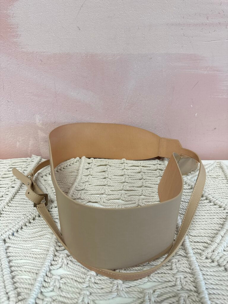 Lafayette 148 Tan Leather Obi Belt