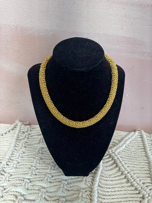 Ciner Gold Caviar Choker