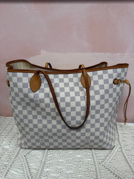 Louis Vuitton Azur Damier Neverful GM '12 (As Is)