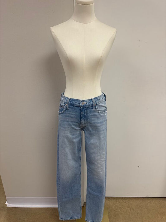 Mother Superior Light Wash Wide Leg Jean