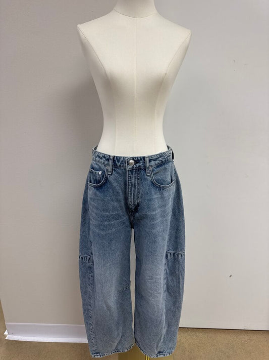 rag & bone Blue Barrel Jean NWT