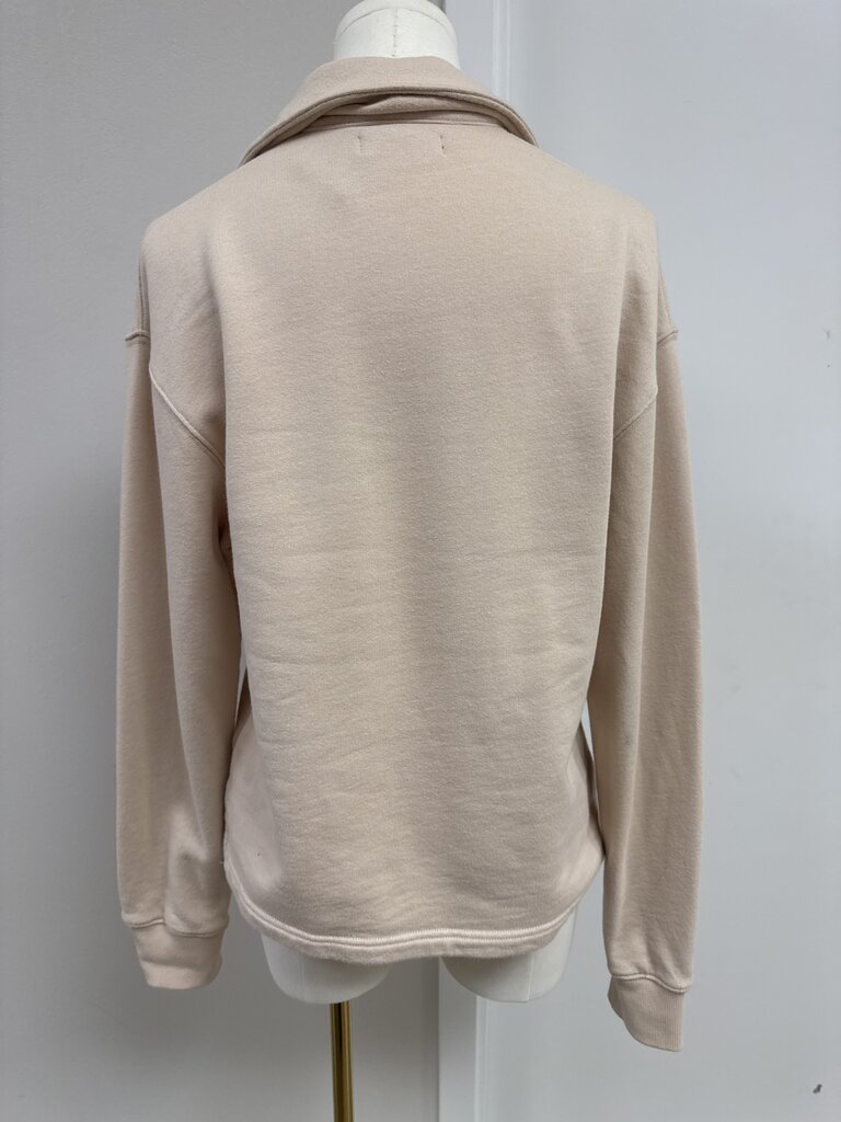 Naadam Tan Henley Sweatshirt