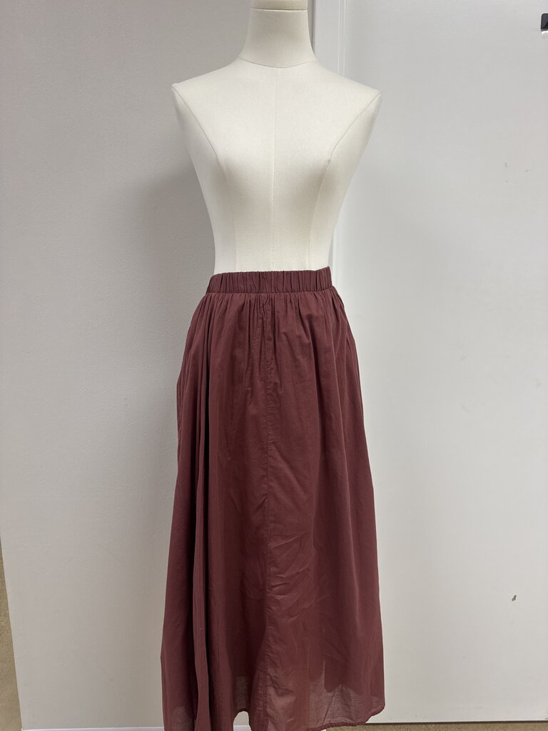 Nation Ltd Brown Maxi Skirt NWT