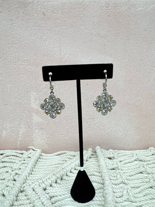 Chanel Vintage Crystal Strass Drop Earring